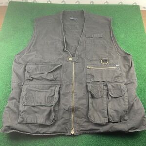 5.11 Tactical Series Mens Black Cargo Vest Utility Pockets Outdoor Work Hunting